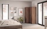 CORNER WARDROBE SELENA 2D NAR 100CM *AVAILABLE IN 3 COLORS*AVAILABLE IN 3 COLORSSONOMA, WHITE AND LEFKAS OAK Dimensions: 978 x 1905 x 978 mm (W x H x D) Number of packages: 3 Front: - laminated board 15 mm - the melamine edging - handle: 128 mm / plastic