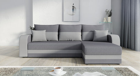CORNER SOFA BED HAWO 242cm universal RIGHT/LEFT CORNER / FOAM + SPINGS