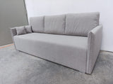 NEW! SOFA BED BIANCA 207CM BONELL SPINGS + FOAM BOUCLE FABRIC / CHOICE OF COLOR