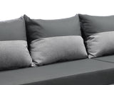 CORNER SOFA BED FLORIDA 238CM universal RIGHT/LEFT CORNER / FOAMTHIS MODEL IN UNIVERSAL WHICH MEANS YOU CAN CHOOSE CORNER SIDE DURING ASSEMBLY3x PILLOWS INCLUDED1X STORAGE SPACESLEEPING FUNCTIONSAWANA FABRICDIMENTIONSWidth: 238 cmDepth: 138cmSleeping area