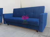 SOFA BED COSMO 210cm KRONOS 09 / SPRINGS + FOAMSofa dimensions: sleeping area 120/187 cm width 210 cm depth 90 cm height to the seat 43 cm height of the legs 9 cm* dimensions are given with a tolerance of +/- 3 cmThe sleeping area is entirely made of spri
