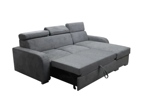 UNIVERSAL CORNER SOFA BED ASTEE 235CM ASTI26 EASY CLEAN FABRIC ADJUSTABLE HEADREST / SPRINGS + FOAMTHIS MODEL IS UNIVERSAL WHICH MEANS YOU CAN CHOOSE CORNER SIDE DURING ASSEMBLYADJUSTABLE HEADREST1X STORAGE SPACE MADE IN ASTI FABRIC CLICK HERE THIS MODEL