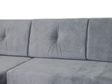 CORNER SOFA BED TEXAS 222CM UNIVERSAL RIGHT/LEFT CORNER CHOICE OF 15 COLORS / FOAMTHIS MODEL IS UNIVERSAL WHICH MEANS YOU CAN CHOOSE CORNER SIDE DURING ASSEMBLY CORNER SOFA BED TEXASFOAM T301X STORAGE SPACE3X PILLOWS MADE OF FOAMEASY CLEAN SOFT TOUCH FABR