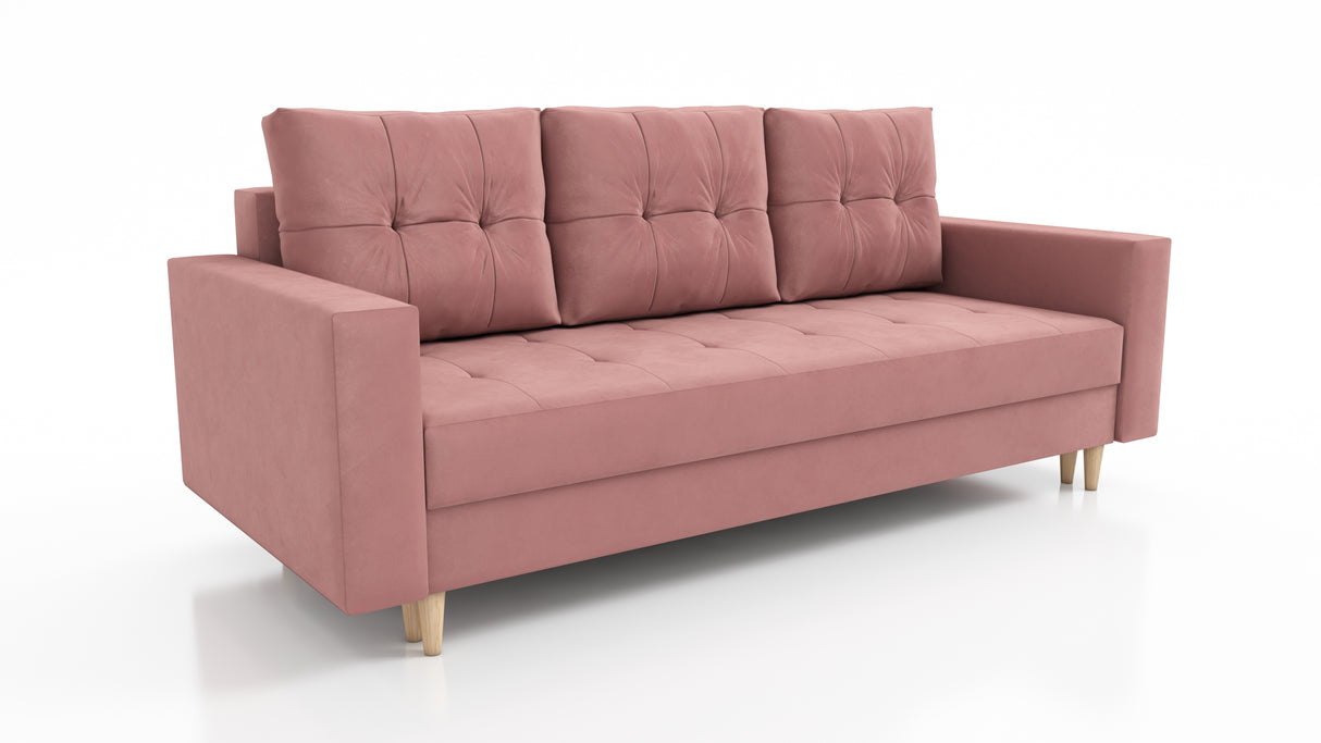 CANDY SOFA BEDS SET 3+2+1 / BONELL SPRINGS + FOAM / CHOICE OF MANY COLORSSpecification made of foam and bonel spring construction made of board / pine wood / hdf wood leg container for bedding sleeping function automatic DL optional (Whatsapp us to order)