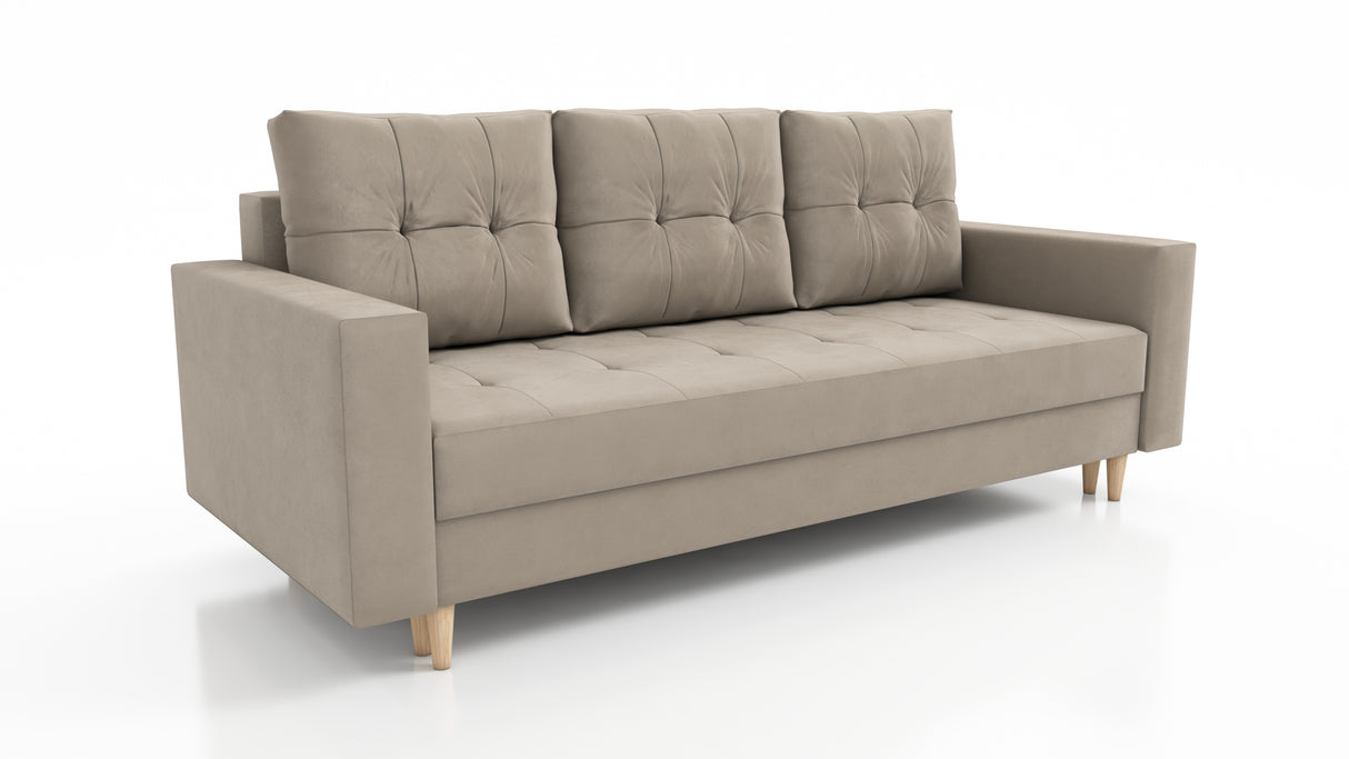 CANDY SOFA BEDS SET 3+2+1 / BONELL SPRINGS + FOAM / CHOICE OF MANY COLORSSpecification made of foam and bonel spring construction made of board / pine wood / hdf wood leg container for bedding sleeping function automatic DL optional (Whatsapp us to order)