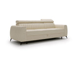 NEW!! SOFA BED AURA 258 CM FOAM + WAVY SPINGS CHOICE OF COLORS