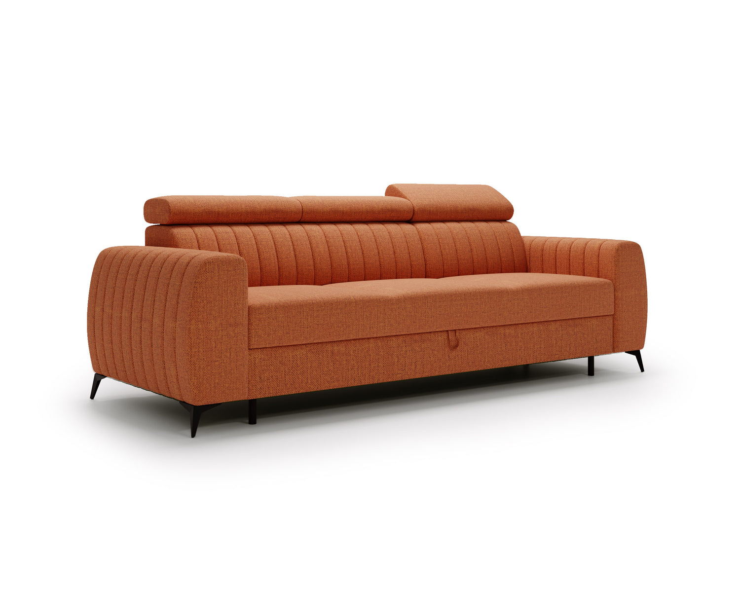 NEW!! SOFA BED AURA 258 CM FOAM + WAVY SPINGS CHOICE OF COLORS