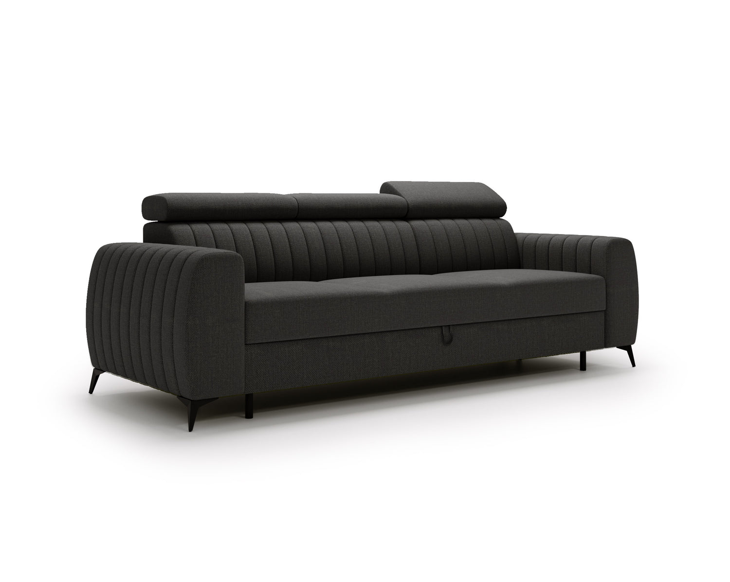 NEW!! SOFA BED AURA 258 CM FOAM + WAVY SPINGS CHOICE OF COLORS