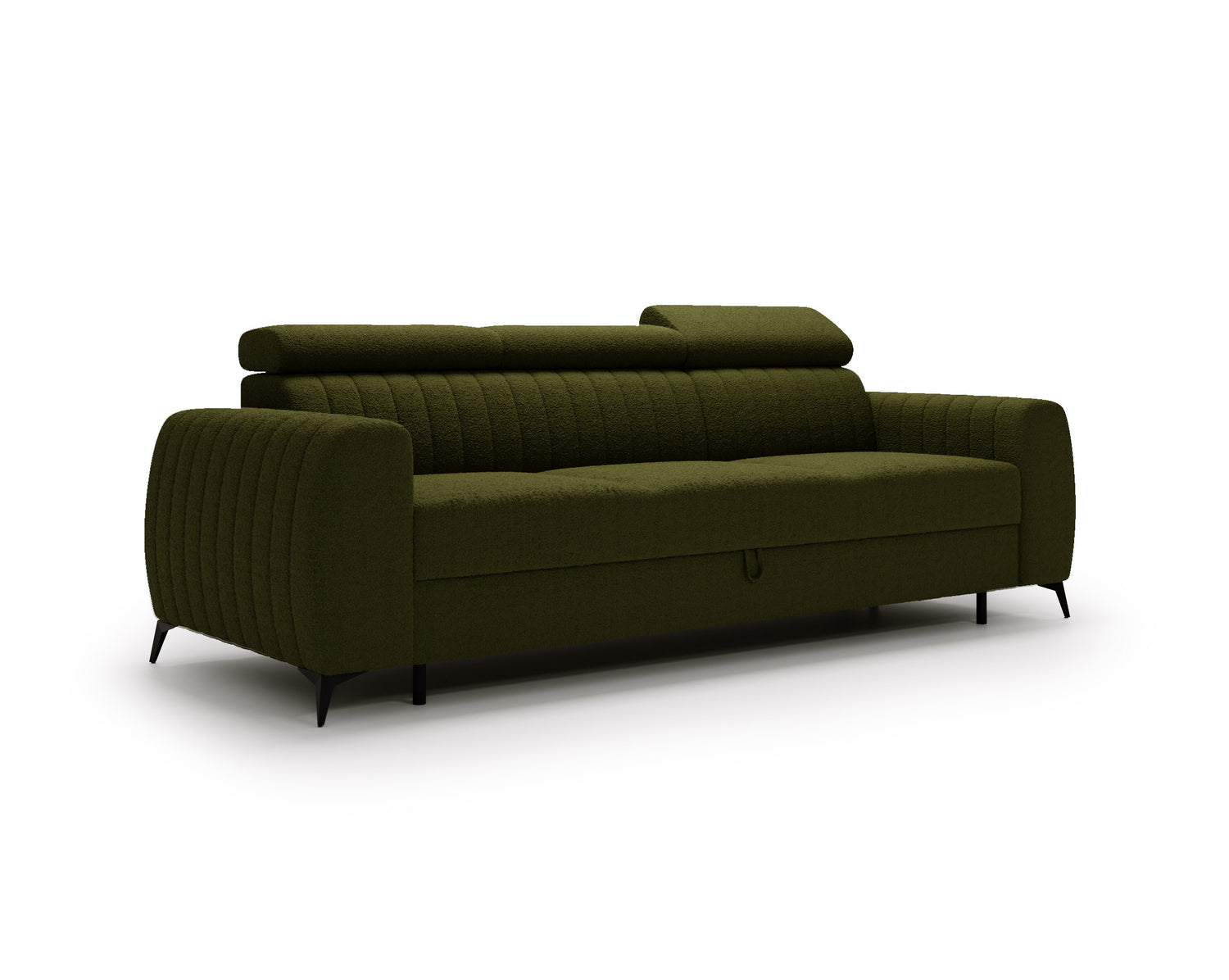 NEW!! SOFA BED AURA 258 CM FOAM + WAVY SPINGS CHOICE OF COLORS