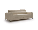 NEW!! SOFA BED AURA 258 CM FOAM + WAVY SPINGS CHOICE OF COLORS
