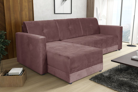CORNER SOFA BED TEXAS 222CM UNIVERSAL RIGHT/LEFT CORNER CHOICE OF 15 COLORS / FOAMTHIS MODEL IS UNIVERSAL WHICH MEANS YOU CAN CHOOSE CORNER SIDE DURING ASSEMBLY CORNER SOFA BED TEXASFOAM T301X STORAGE SPACE3X PILLOWS MADE OF FOAMEASY CLEAN SOFT TOUCH FABR