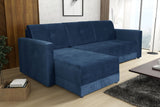 CORNER SOFA BED TEXAS 222CM UNIVERSAL RIGHT/LEFT CORNER CHOICE OF 15 COLORS / FOAMTHIS MODEL IS UNIVERSAL WHICH MEANS YOU CAN CHOOSE CORNER SIDE DURING ASSEMBLY CORNER SOFA BED TEXASFOAM T301X STORAGE SPACE3X PILLOWS MADE OF FOAMEASY CLEAN SOFT TOUCH FABR