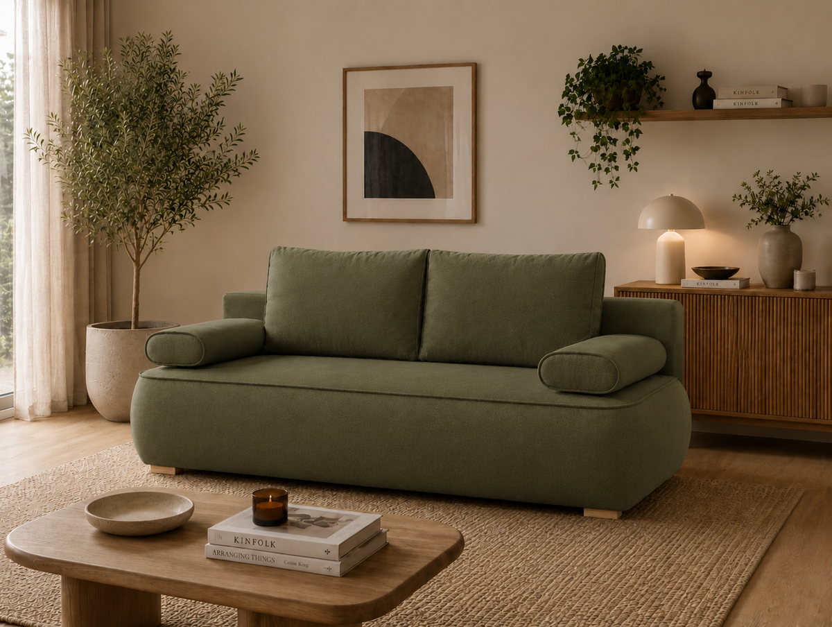 NEW!! SOFA BED BARI 215CM CHOICE OF COLORS