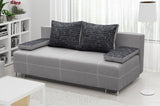 SOFA BED RIVIA 195CM CHOICE OF COLOR / BONELL SPRINGS + FOAM