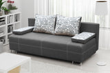 SOFA BED RIVIA 195CM CHOICE OF COLOR / BONELL SPRINGS + FOAM