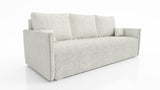 NEW! SOFA BED BIANCA 207CM BONELL SPINGS + FOAM BOUCLE FABRIC / CHOICE OF COLOR