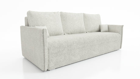 NEW! SOFA BED BIANCA 207CM BONELL SPINGS + FOAM BOUCLE FABRIC / CHOICE OF COLOR