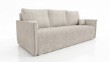 NEW! SOFA BED BIANCA 207CM BONELL SPINGS + FOAM BOUCLE FABRIC / CHOICE OF COLOR