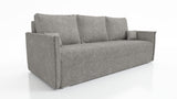 NEW! SOFA BED BIANCA 207CM BONELL SPINGS + FOAM BOUCLE FABRIC / CHOICE OF COLOR