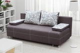 SOFA BED RIVIA 195CM CHOICE OF COLOR / BONELL SPRINGS + FOAM