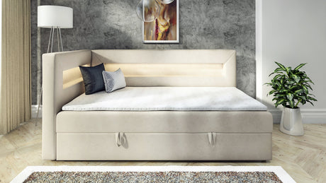 SINGLE BED ADA 80X200CM WITH LED LIGHT