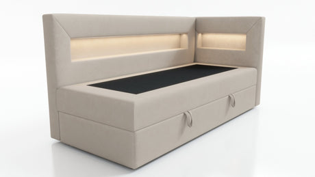 SINGLE BED ADA 80X200CM WITH LED LIGHT