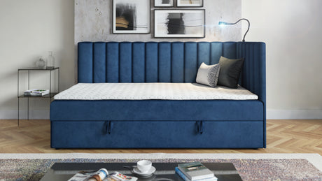 SINGLE BED LARA 100X200CM WITH LIGHT AND USB