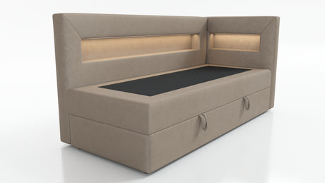 SINGLE BED ADA 100X200CM WITH LED LIGHT