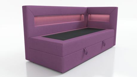 SINGLE BED ADA 100X200CM WITH LED LIGHT