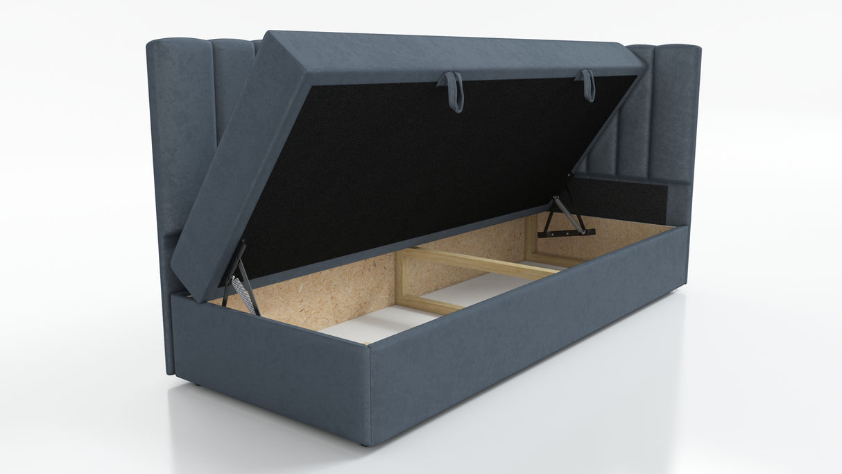 SINGLE BED LARA 80X200CM WITH LIGHT AND USB