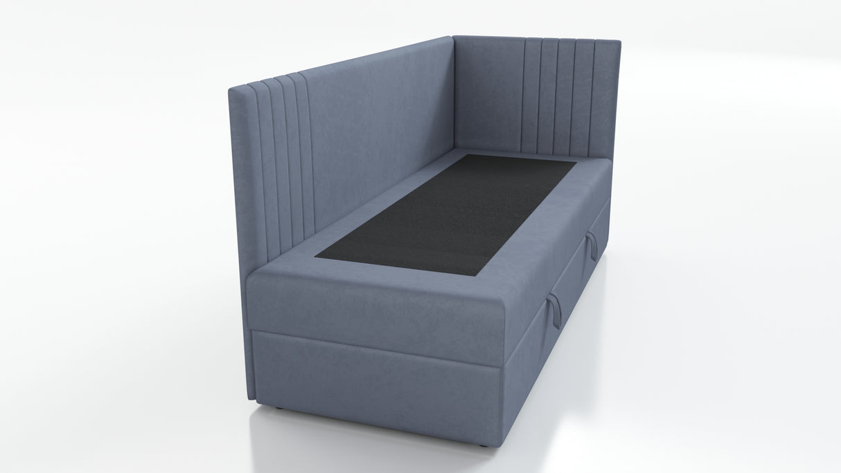 SINGLE BED MOLI 100X200CM WITH LIGHT AND USB