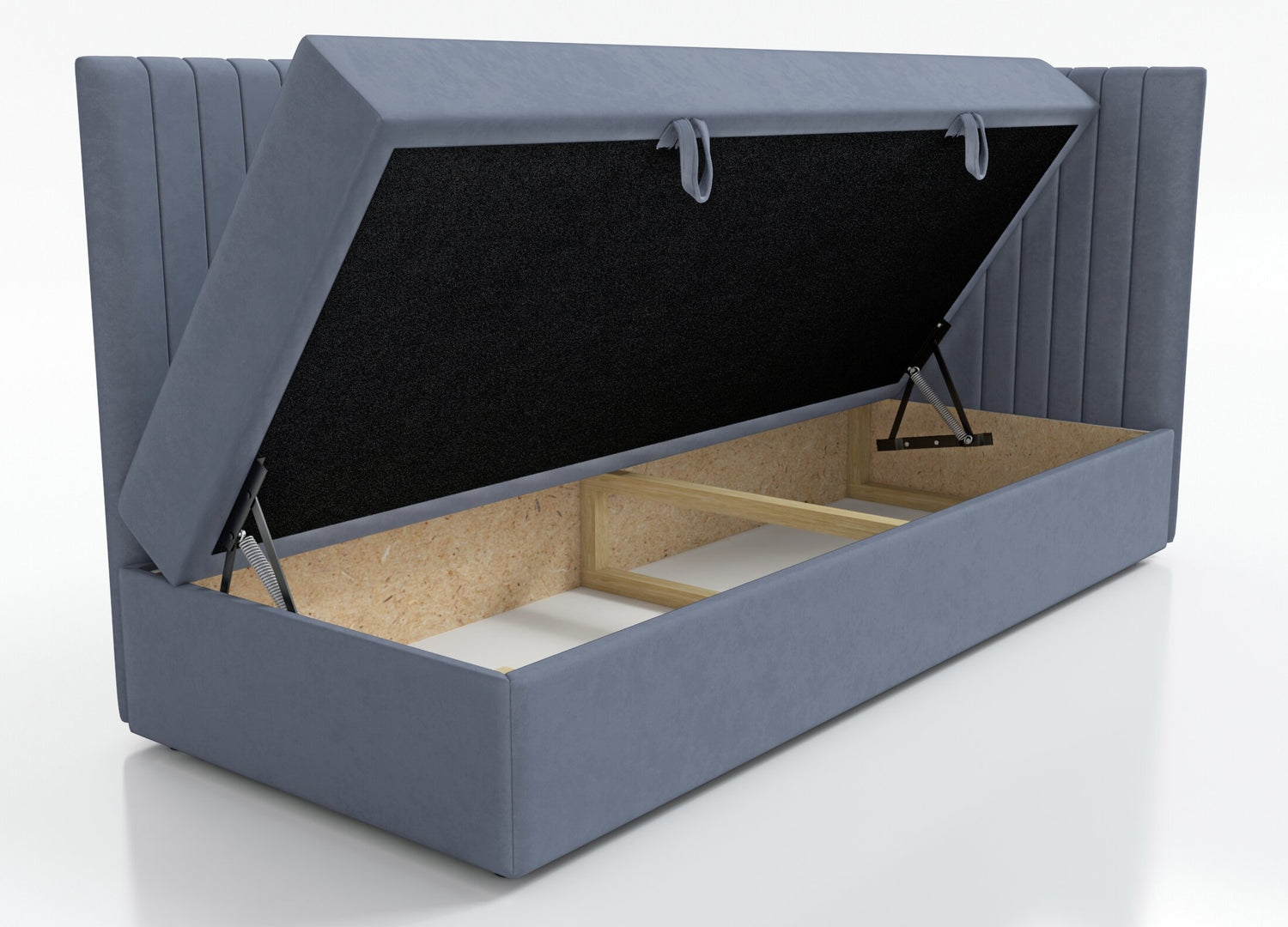 SINGLE BED MOLI 100X200CM WITH LIGHT AND USB