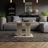 COFFEE TABLE BEN SONOMA AND BLACK 110X60CM - Anna Furniture
