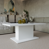 COFFEE TABLE BRISTOL WHITE 110X60CM - Anna Furniture
