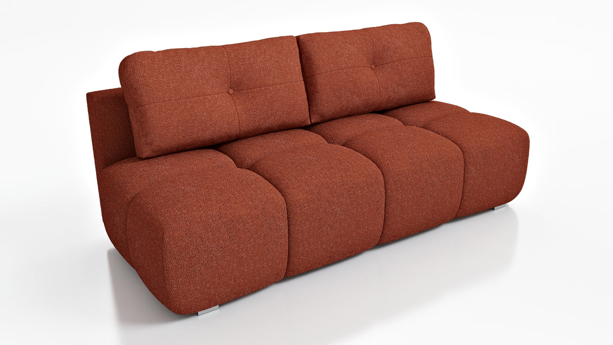NEW!! SOFA BED MOKKA 205 CM FOAM + WAVY SPINGS CHOICE OF COLORS