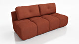 NEW!! SOFA BED MOKKA 205 CM FOAM + WAVY SPINGS CHOICE OF COLORS