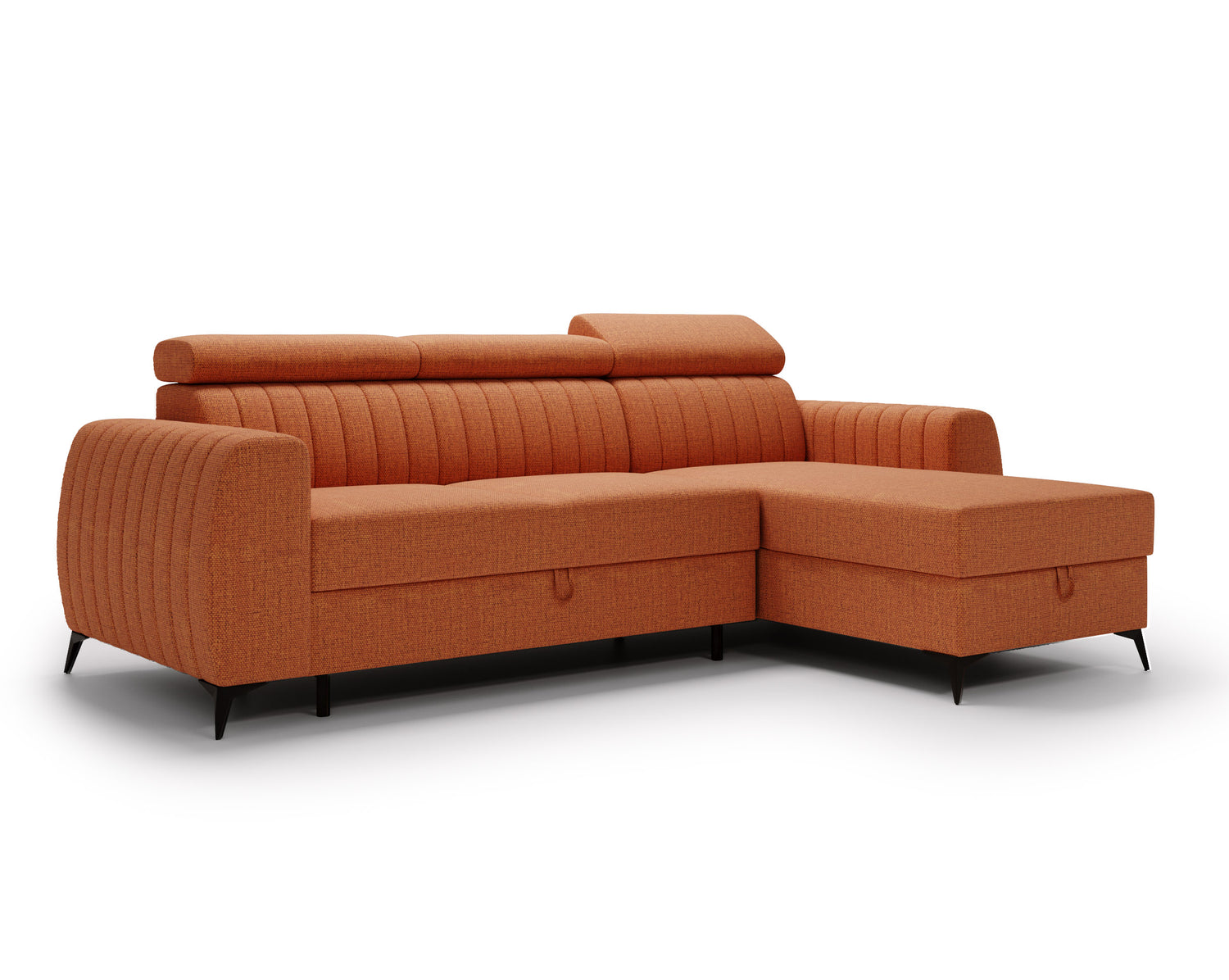 UNIVERSAL CORNER AURA 258CM / SPRINGS + FOAM CHOICE OF COLOR
