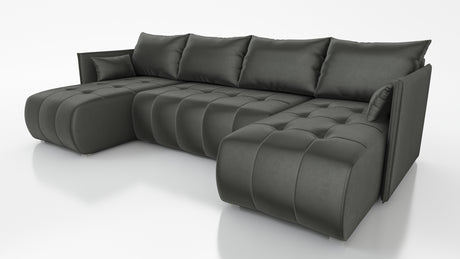 NEW! CORNER SOFA BED NESS U SHAPE *CHOICE OF COLORS* / SPRINGS + FOAM