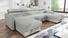 CORNER ANTON U SHAPE 299CM / SPRINGS + FOAM - Anna Furniture