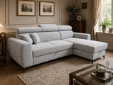 UNIVERSAL CORNER AURA 258CM / SPRINGS + FOAM CHOICE OF COLOR