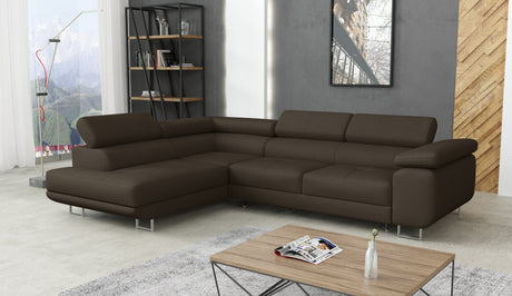 CORNER SOFA BED CALIPSO 275CM PAROS4 / SPRINGS + FOAMMade in PAROS fabric click hereProduct dimensions:- width: 275 cm- depth: 203 cm- seat depth: 56 cm- seat height: 43 cm- corner height: 90 cm- sleeping area: 125x195 cmThe corner is made of high quality