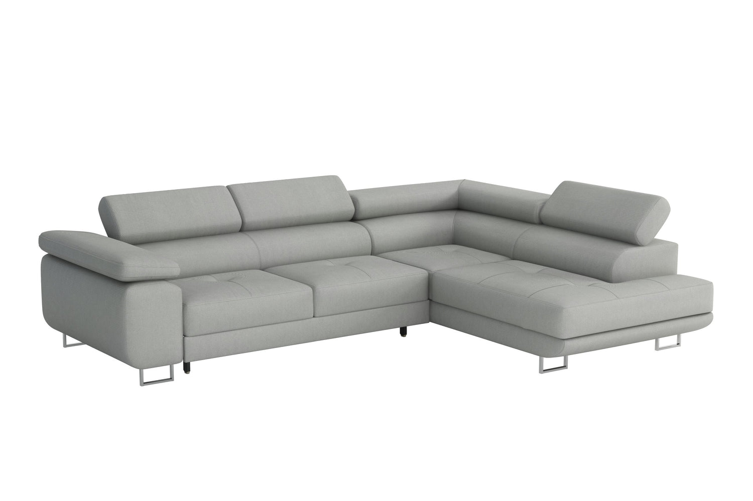 CORNER SOFA BED CALIPSO 275CM PAROS02 / SPRINGS + FOAMMade in PAROS fabric click hereProduct dimensions:- width: 275 cm- depth: 203 cm- seat depth: 56 cm- seat height: 43 cm- corner height: 90 cm- sleeping area: 125x195 cmThe corner is made of high qualit