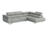 CORNER SOFA BED CALIPSO 275CM KRONOS14 / SPRINGS + FOAMMade in KRONOS fabric click hereProduct dimensions:- width: 275 cm- depth: 203 cm- seat depth: 56 cm- seat height: 43 cm- corner height: 90 cm- sleeping area: 125x195 cmThe corner is made of high qual