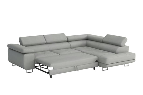 CORNER SOFA BED CALIPSO 275CM PAROS4 / SPRINGS + FOAMMade in PAROS fabric click hereProduct dimensions:- width: 275 cm- depth: 203 cm- seat depth: 56 cm- seat height: 43 cm- corner height: 90 cm- sleeping area: 125x195 cmThe corner is made of high quality