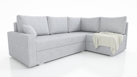 CORNER SOFA BED FINO 228CM/ SPRINGS + FOAM - Anna Furniture