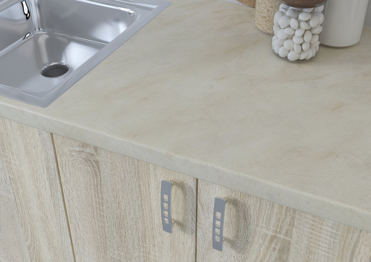 NUBIAN LIGHT F8977-28MM COUNTERTOPTHE PRICE IS FOR 1 RUNNING METERDimensions thickness: 28mm (2.8cm) depth: 600mm (60cm) maximum length: 4000mm (400cm)Anna Furniture