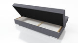 SOFA BED AXEL 195CM SAWANA 05 GREY  / SPRINGS + FOAM