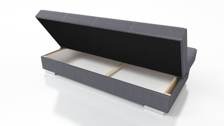 SOFA BED AXEL 195CM SAWANA 05 GREY  / SPRINGS + FOAM - Anna Furniture