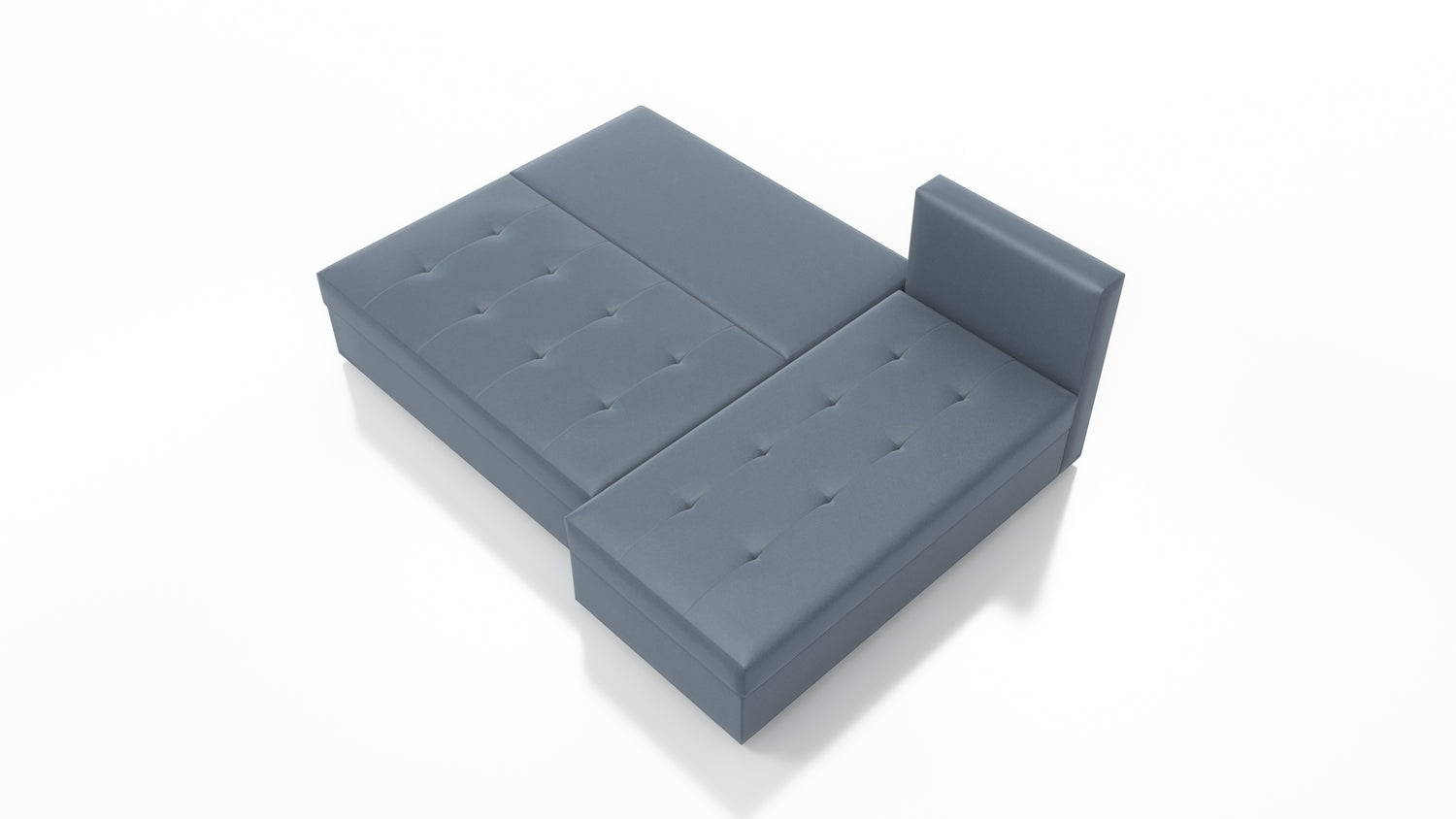 CORNER SOFA BED LOTUS S 200CM 2X STORAGE SPACE