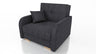 SINGLE SOFA BED OLA I 103cm CHOICE OF COLOR / FOAMDimensions :HEIGHT 85CMDEEPTH 95CMWIDHT 103CMSLEEPING AREA 80X195 cm(no possibility to change dimensions) +/- 3The sofa is made of a wooden frame, the sleeping surface is made of PUR T30 / 42 foam. The sof